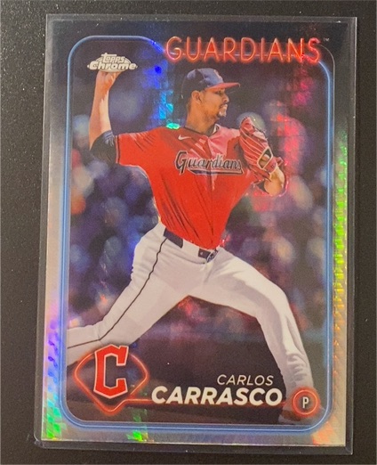 2024 Topps Chrome Update #USC4 Carlos Carrasco — front