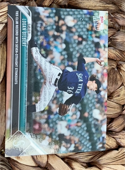 2023 Topps Now #256 Logan Gilbert — front