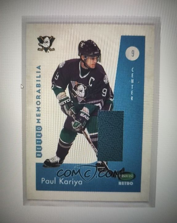 2002-03 Parkhurst Retro #9 Paul Kariya — front
