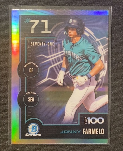 2025 Bowman Chrome #BTP-71 Jonny Farmelo — front