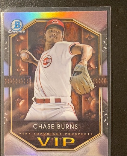 2025 Bowman Chrome VIP #VIP-7 Chase Burns — front