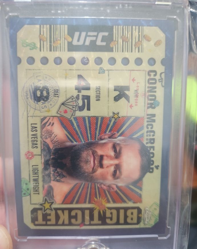 2025 Topps Chrome UFC Big Ticket #BTT-11 Conor McGregor — front