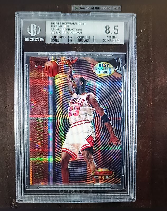 1997-98 Bowman's Best #T2 Michael Jordan Best Techniques — front