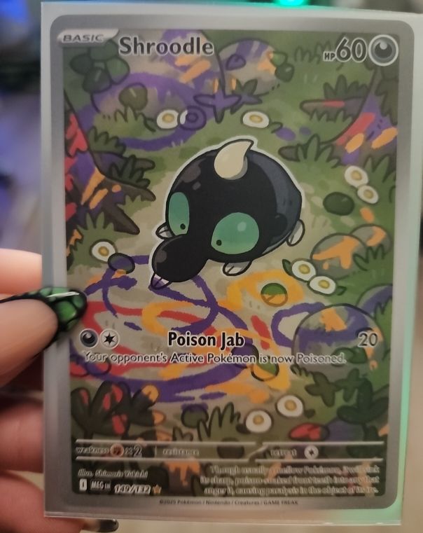 2025 Pokemon Mega Evolution #149 Shroodle Illustration Rare — front