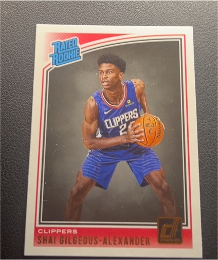 2018-19 Panini Donruss #162 Shai Gilgeous-Alexander — front