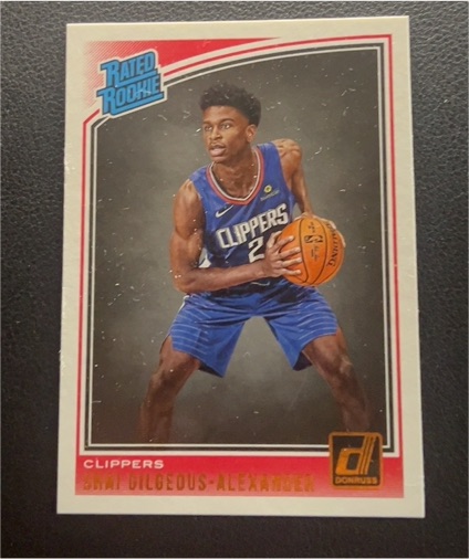 2018-19 Panini Donruss #162 Shai Gilgeous-Alexander — front