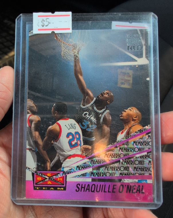 1993-94 Topps Stadium Club Beam Team #1 Shaquille O'Neal — front
