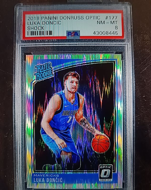 2018 Panini Donruss Optic #177 Luka Doncic Shock — front