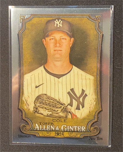 2024 Topps Allen & Ginter #25 Gerrit Cole — front