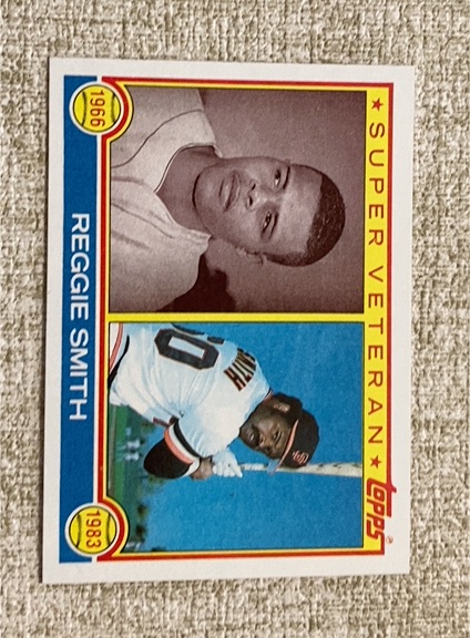 1983 Topps #283 Reggie Smith Super Veteran — front