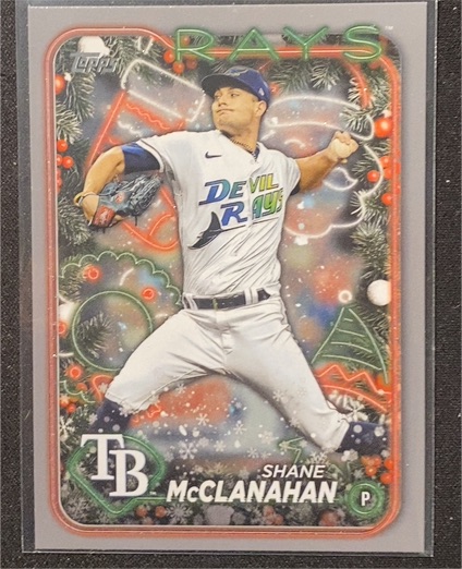 2024 Topps Holiday #H158 Shane McClanahan — front
