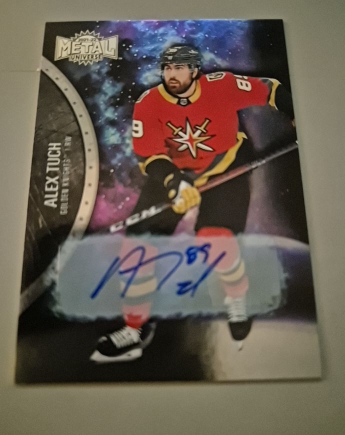 2021-22 Upper Deck Metal Universe #142 Alex Tuch — front