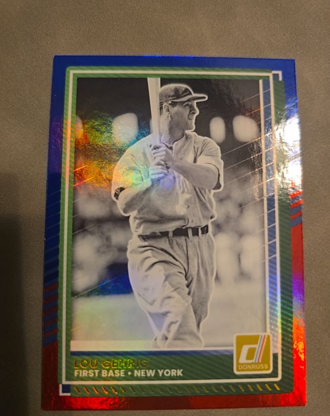 2025 Donruss #55 Lou Gehrig — front