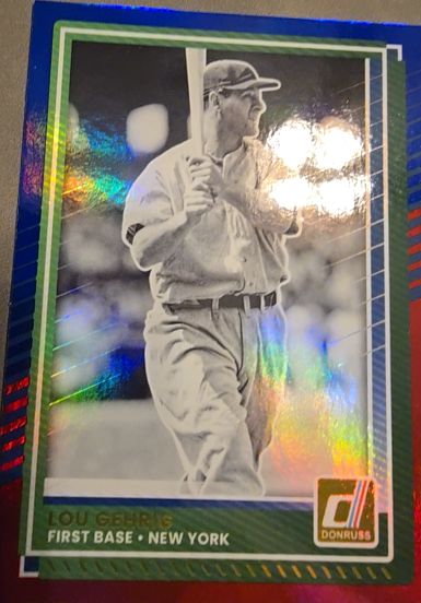 2025 Panini Donruss #55 Lou Gehrig — front