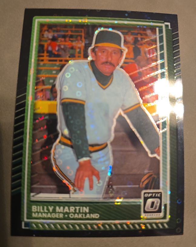 2025 Donruss Optic #68 Billy Martin — front