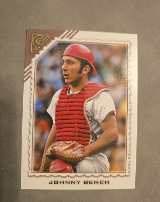 2022 Topps Gallery #143 Johnny Bench — front
