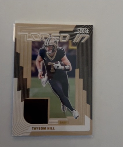 2025 Score Zoned In #ZON-THL Taysom Hill — front