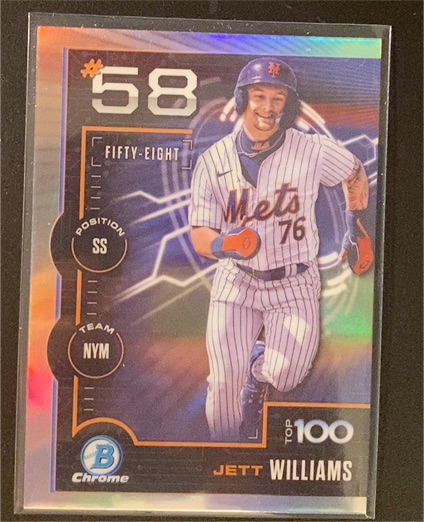 2025 Bowman Chrome #BTP-58 Jett Williams — front