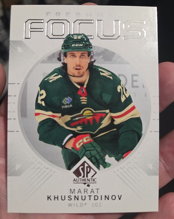 2024-25 UD SP Authentic Freshman Focus #FF-42 Marat Khusnutdinov — front