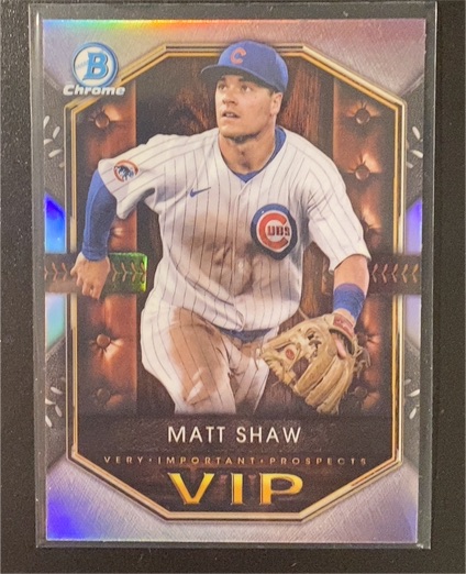 2025 Bowman #VIP-6 Matt Shaw Very Important Prospects — front