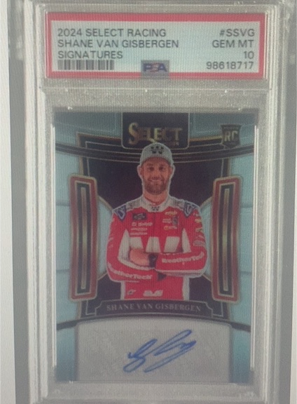 2024 Panini Select Racing #S-SVG Shane Van Gisbergen Signatures — front