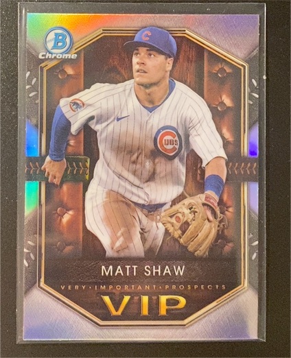 2025 Bowman Chrome #VIP-6 Matt Shaw — front