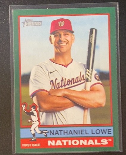 2025 Topps Heritage #485 Nathaniel Lowe — front