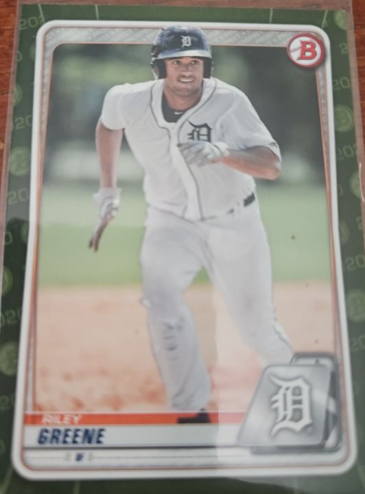 2020 Bowman Prospects #BP-122 Riley Greene — front