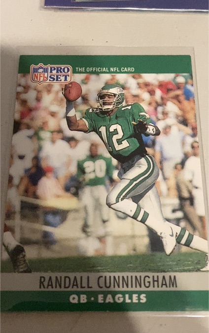 1990 Pro Set #247 Randall Cunningham — front
