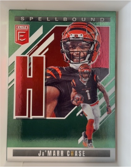 2025 Panini Donruss Elite #16 Ja'Marr Chase Spellbound "H" — front