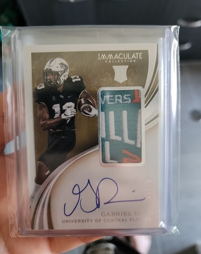 2020 Panini Immaculate Collection Collegiate #Gabriel Davis — front
