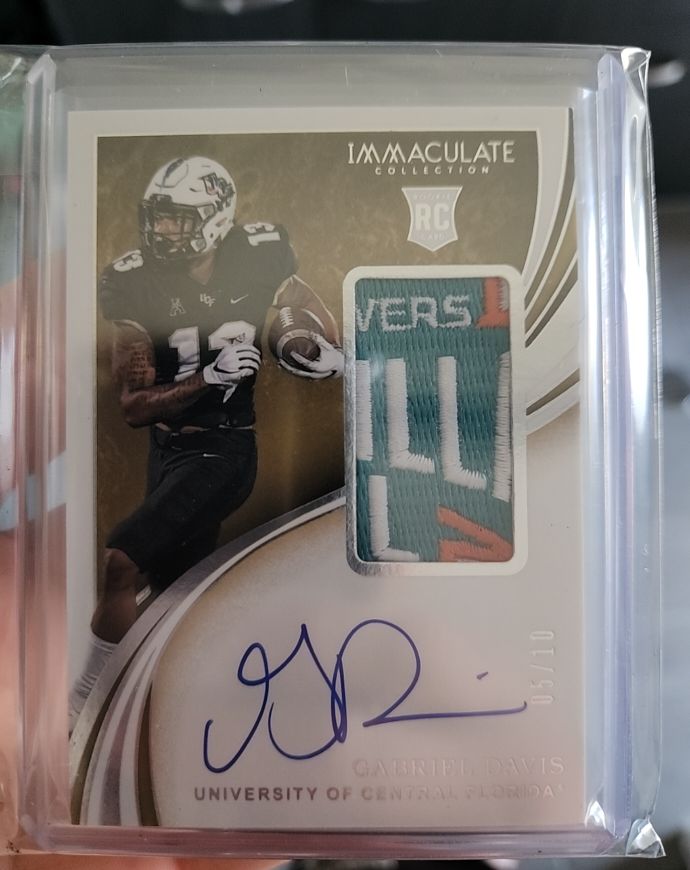 2020 Panini Immaculate Collection #5 Gabriel Davis — front