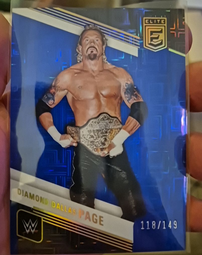 2023 Panini Donruss Elite WWE #118 Diamond Dallas Page Blue /149 — front