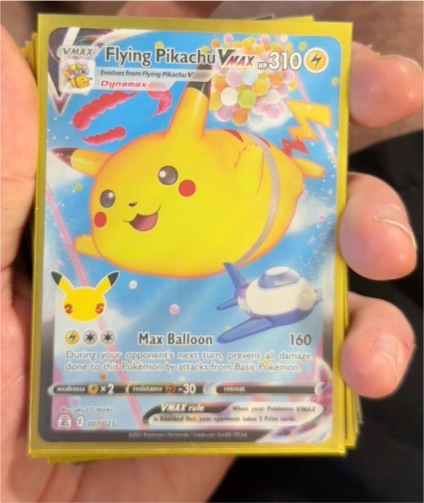 2021 Pokémon Celebrations #007 Flying Pikachu VMAX — front