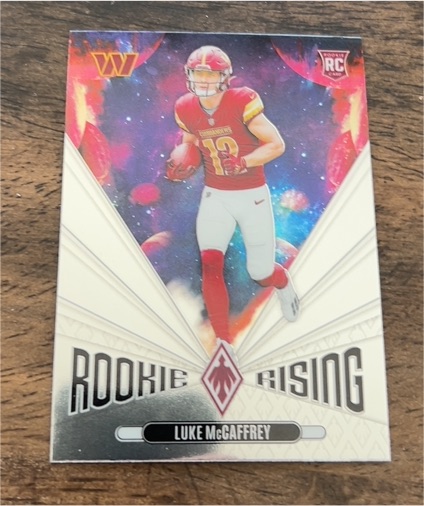 2024 Panini Phoenix Rookie Rising #RR-LMC Luke McCaffrey — front