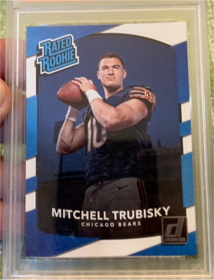 2017 Panini Donruss Rated Rookie #328 Mitchell Trubisky — front