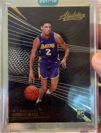 2017-18 Panini Absolute Memorabilia #96 Lonzo Ball — front