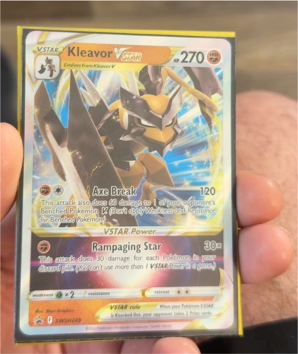 2022 Pokémon SWSH #SWSH249 Kleavor VSTAR — front