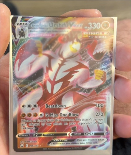 2021 Pokémon Battle Styles #086 Single Strike Urshifu VMAX — front
