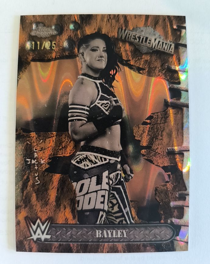 2025 Topps Chrome WWE Cactus Jack #47 Bayley — front