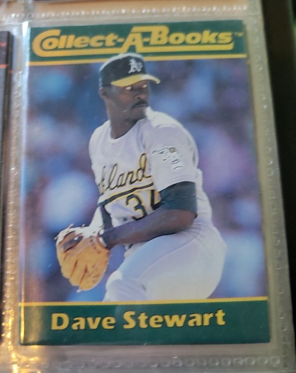1990 Collect-A-Books #18 Dave Stewart — front