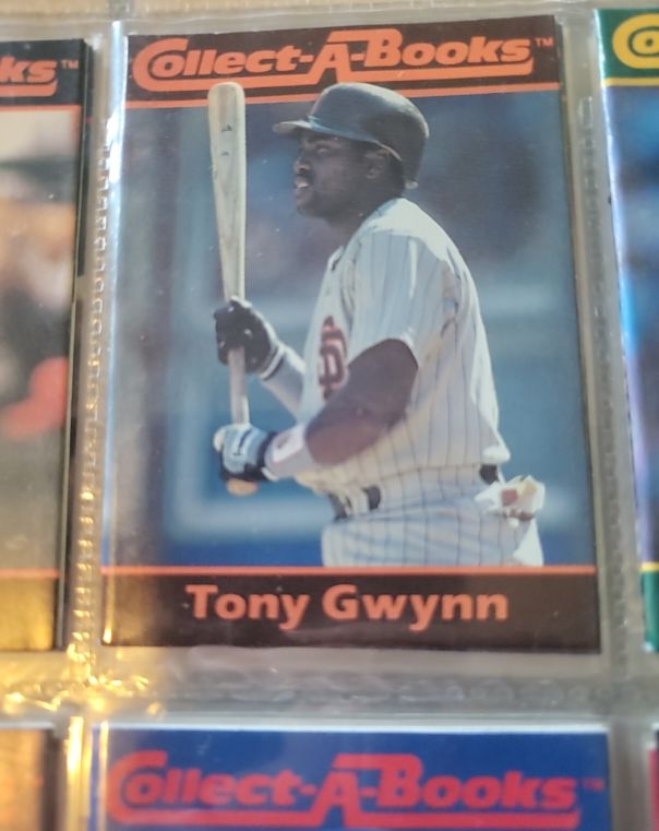 1990 Collect-A-Books #17 Tony Gwynn — front
