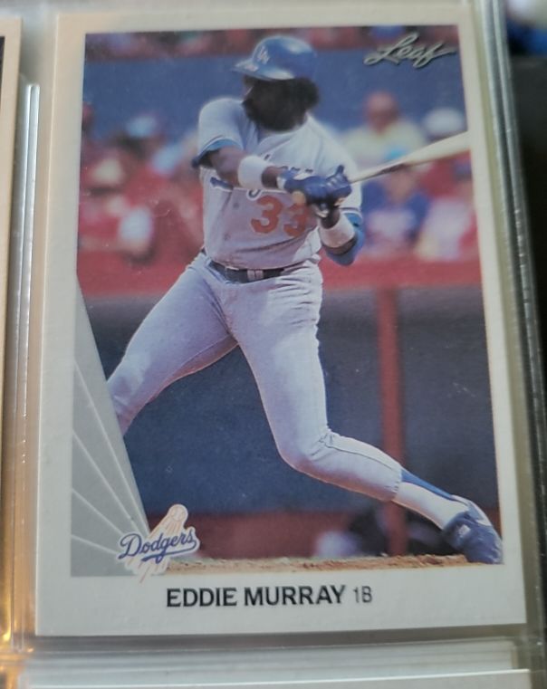 1990 Leaf #181 Eddie Murray — front