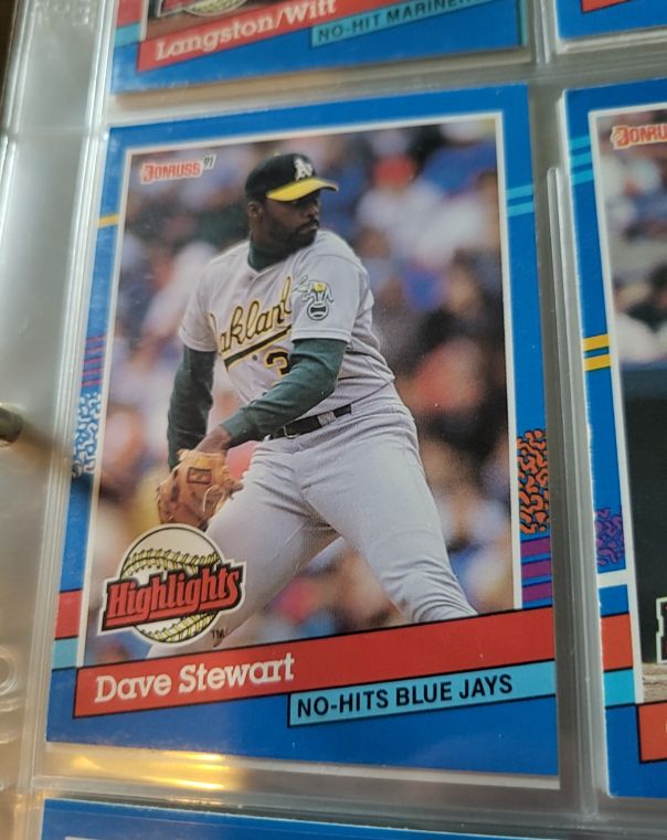 1991 Donruss Bonus Cards #BC-4 Dave Stewart — front