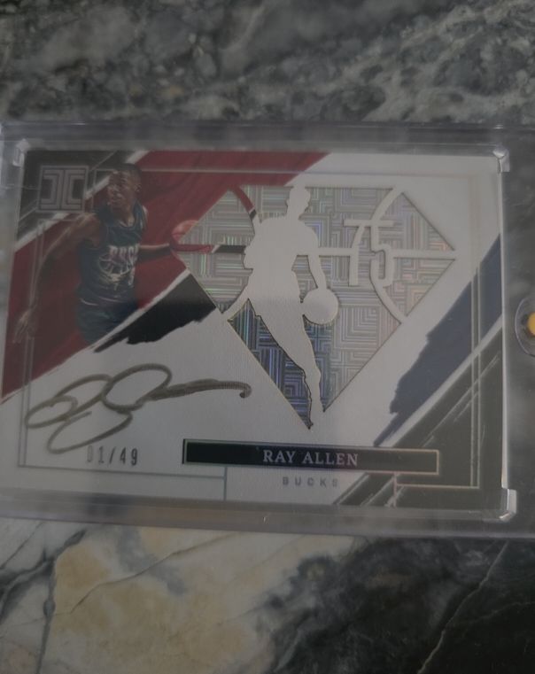2021 Panini Impeccable #01/49 Ray Allen — front