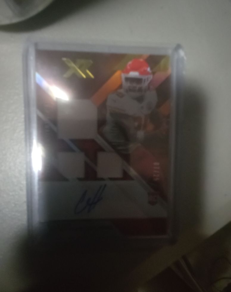 2023 Panini Absolute Iconic Ink Blue Auto #II-CO Christian Okoye — front