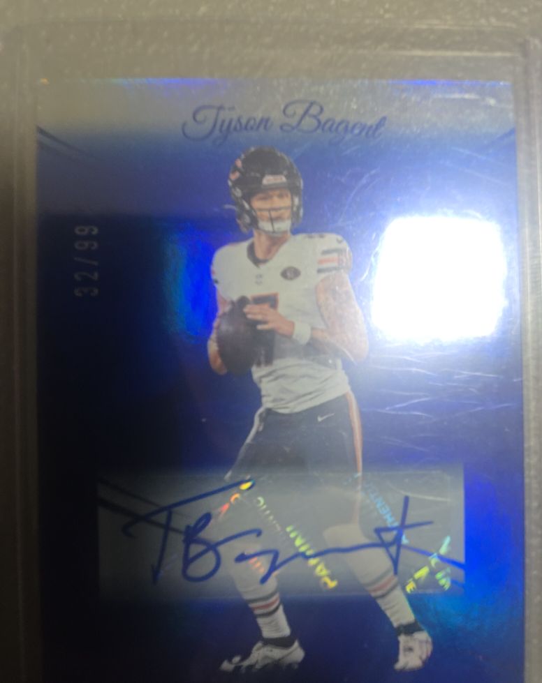 2024 Panini Prestige Tyson Bagent Blue Auto #unknown — front