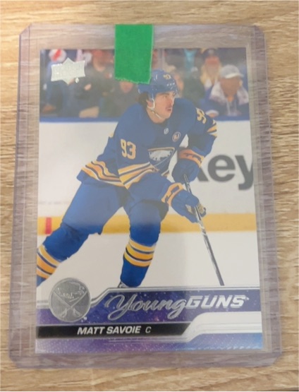2023-24 Upper Deck Extended Series #729 Matt Savoie — front