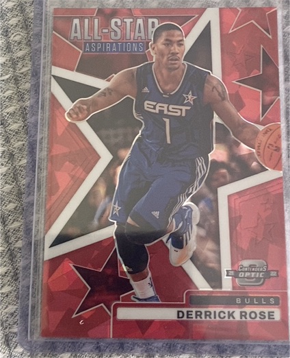 2021-22 Panini Contenders Optic All Star Aspirations #19 Derrick Rose — front