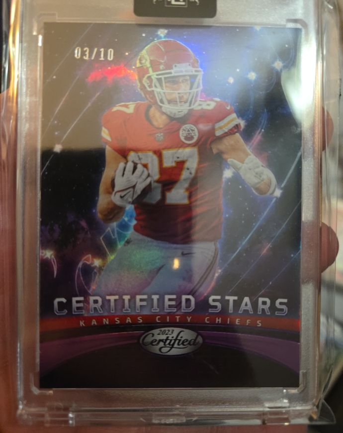 2023 Panini Certified Stars #CS-21 Travis Kelce — front